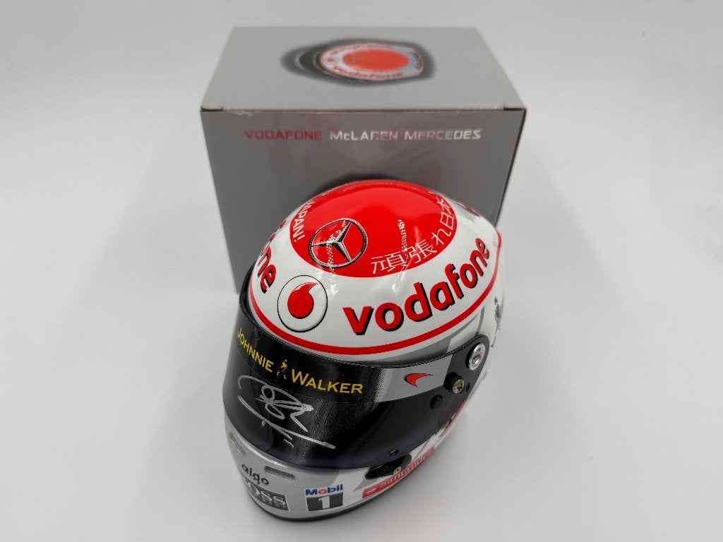 1/2 casque helmet F1 Button 2011 Japon (McLaren) signé, Verzamelen, Ophalen of Verzenden