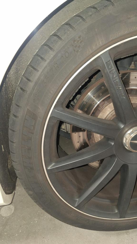 Velgen met banden voor S63 AMG, Auto-onderdelen, Ophalen, Band(en)