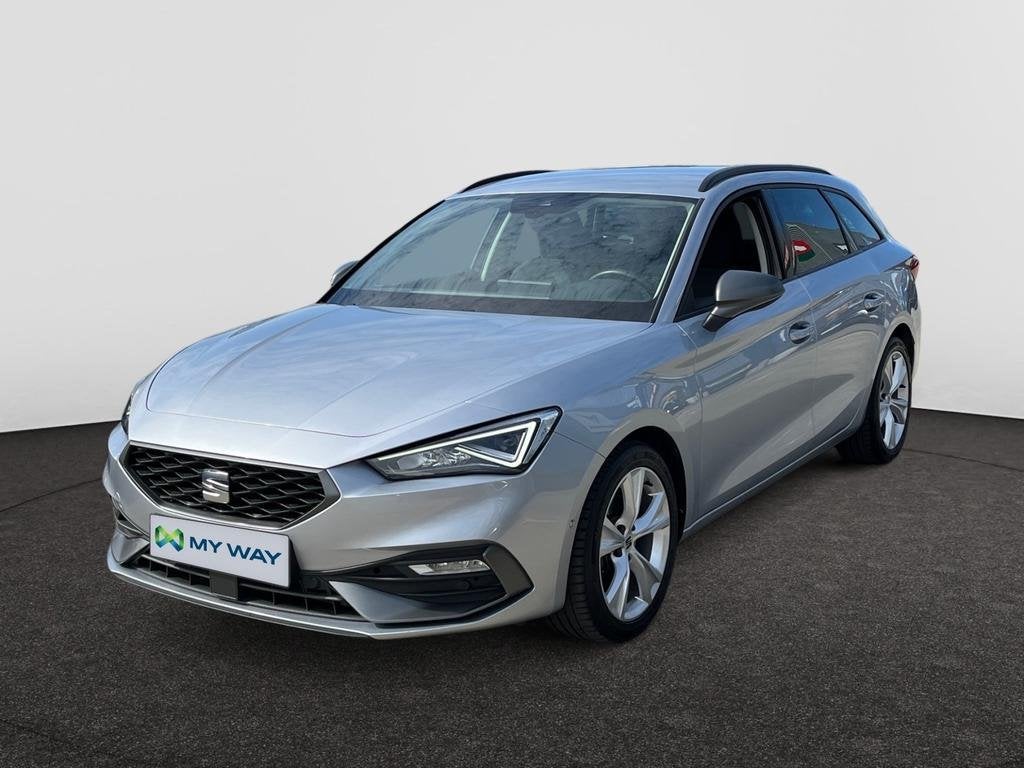 Seat Leon ST FR*AUTOMAAT*110PK*SENSOREN*GPS*CARPLAY*FULL LED, Autos, Seat, Argent ou Gris, Achat, https://public.car-pass.be/vhr/ebe512a1-cf4e-4efc-89de-a9a0249888fb