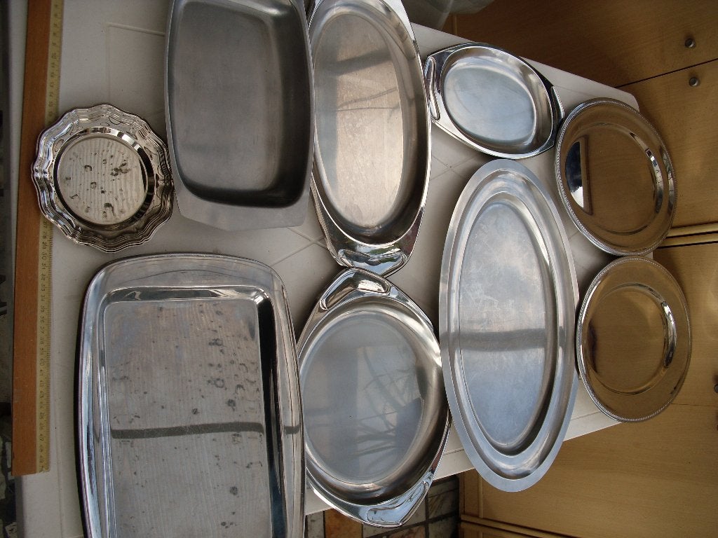 inox serveerschotels, Enlèvement, Neuf, Métal, Balance ou Balances