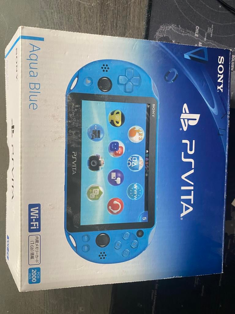 PS vita ,PCH-2000 jailbreak carte 256 gb avec tout les jeux, Games en Spelcomputers, Ophalen, Zo goed als nieuw, Blauw, Met games