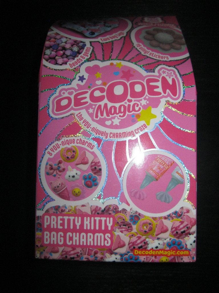 Decoden Magic - Mini Pretty Kitty Bag Charms, Neuf, Fantasie, Multicolore, Fait main