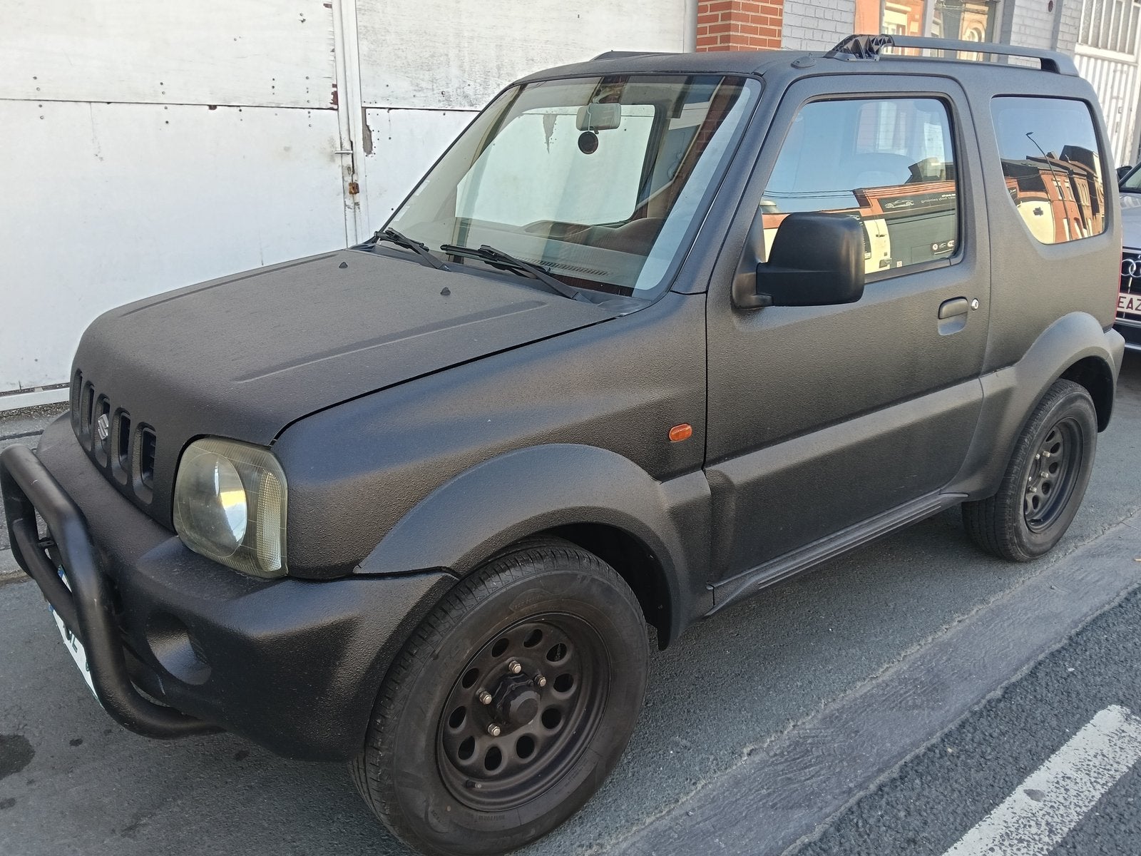 Suzuki jimny 13cci peinture, Raptors Control et garantie, Auto's, Suzuki, Zwart, Handgeschakeld, 59 kW, Elektrische ramen