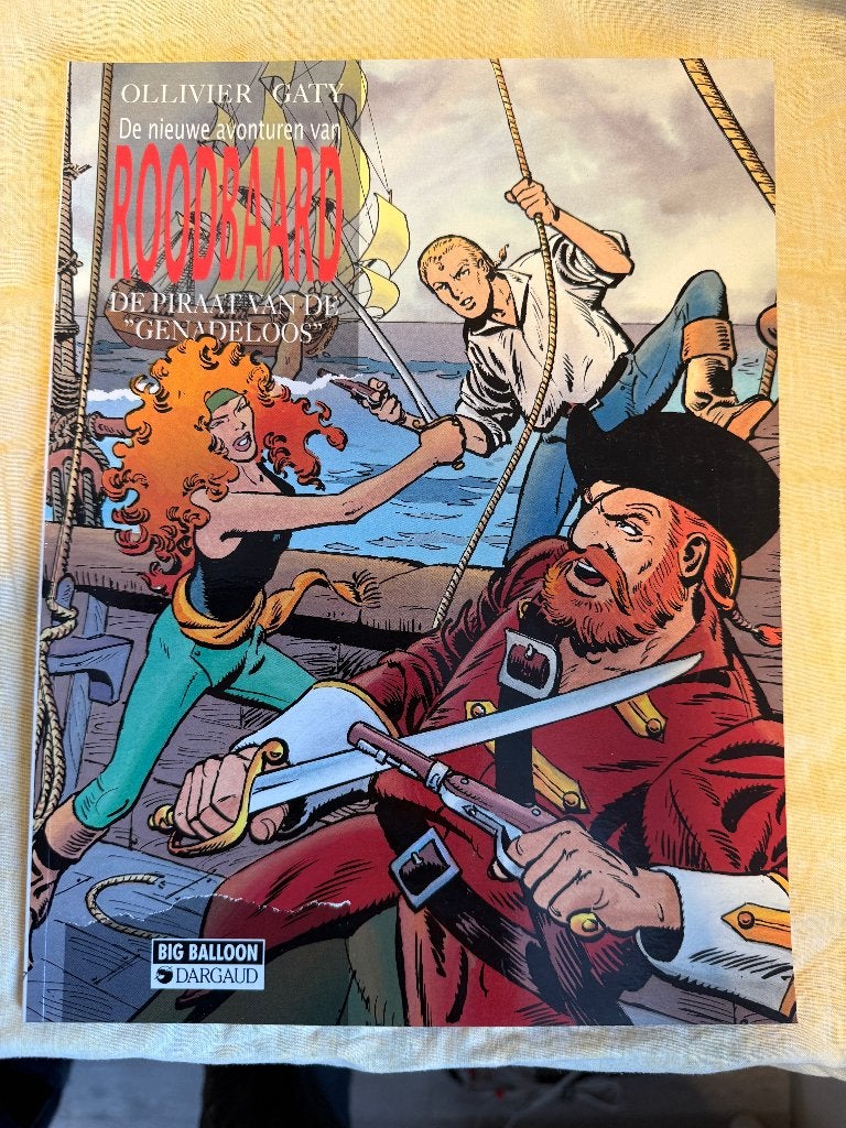 ROODBAARD DE PIRAAT VAN DE GENADELOOS, Boeken, Ophalen of Verzenden, Zo goed als nieuw