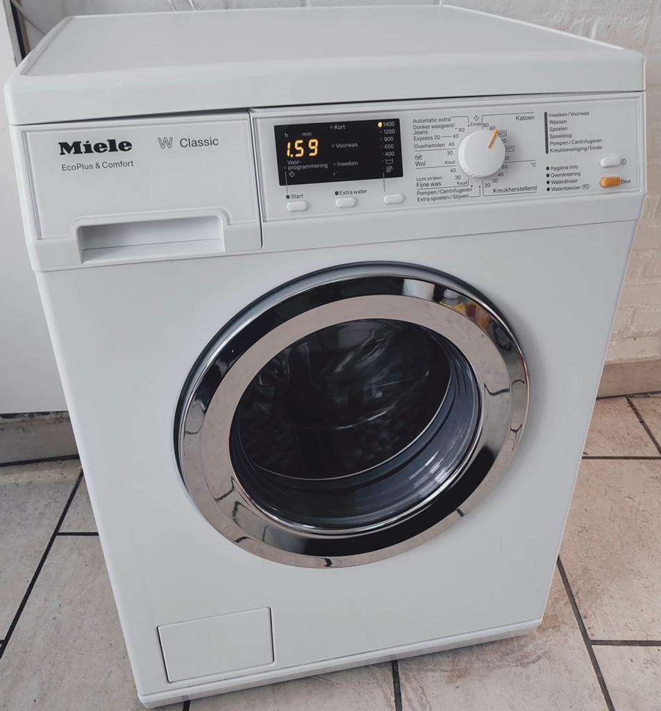 Miele W Classic 7KG-1400 tr/min A+++ économe en énergie, Electroménager, Lave-linge, Comme neuf, Chargeur frontal, 6 à 8 kg, Moins de 85 cm