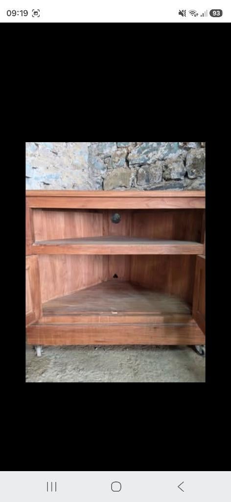 Commode en coin, Huis en Inrichting, Ophalen, Gebruikt, 100 tot 150 cm, Teakhout