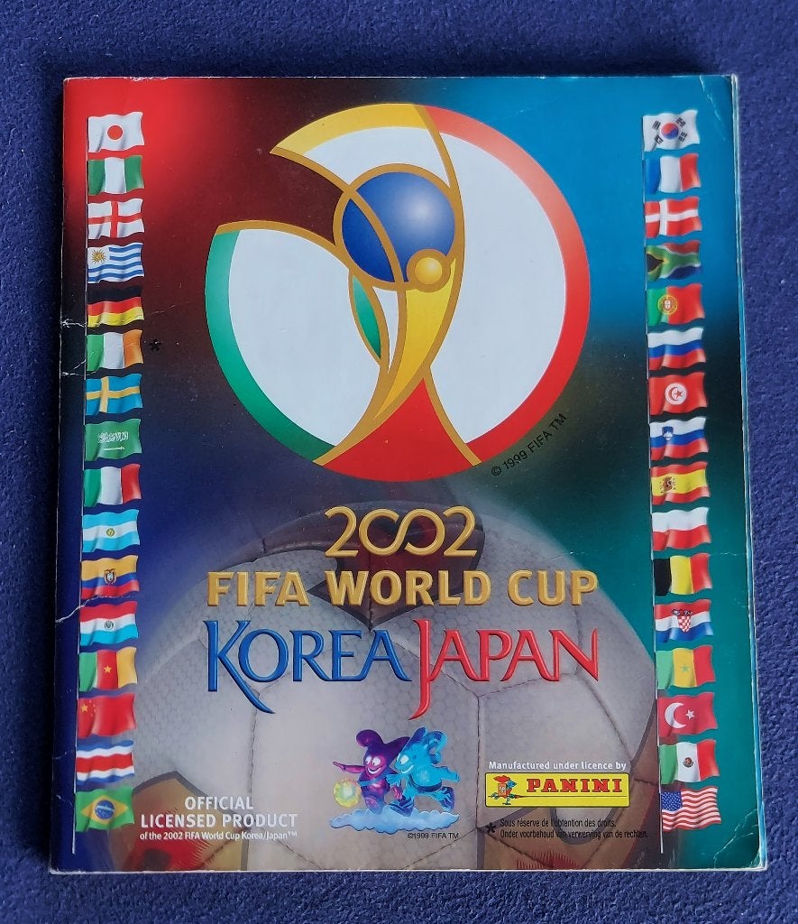Panini sticker album voetbal ' WK Korea 2002 ' -vol-, Verzamelen, Ophalen of Verzenden, Gebruikt, Poster, Plaatje of Sticker