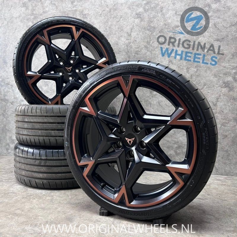 19 inch originele velgen + zomerbanden Cupra Leon, Autos : Pièces & Accessoires, Pneus et Jantes, Pneus été, -, 19 pouces