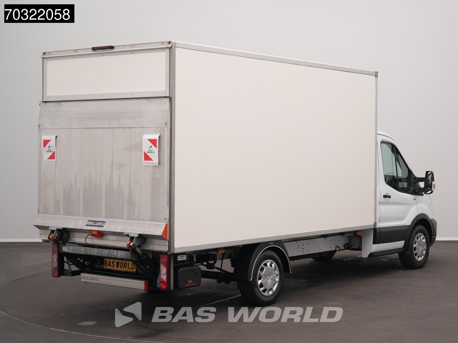 Ford Transit 130pk D'Hollandia Laadklep Bakwagen Airco Cruis, Auto's, Stof, Euro 6, 4 cilinders, Start-stop-systeem