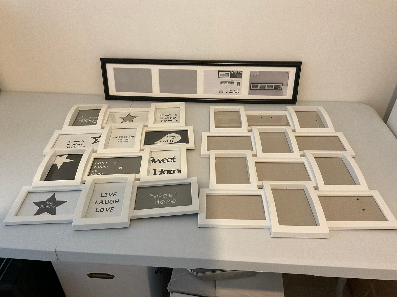 Leuke kaders, TV, Hi-fi & Vidéo, Photo | Cadres photo, Enlèvement, Comme neuf, Blanc
