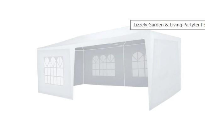 Party tent in opbergbak, Tuin en Terras, Ophalen, Gebruikt, Partytent, Minder dan 4 meter