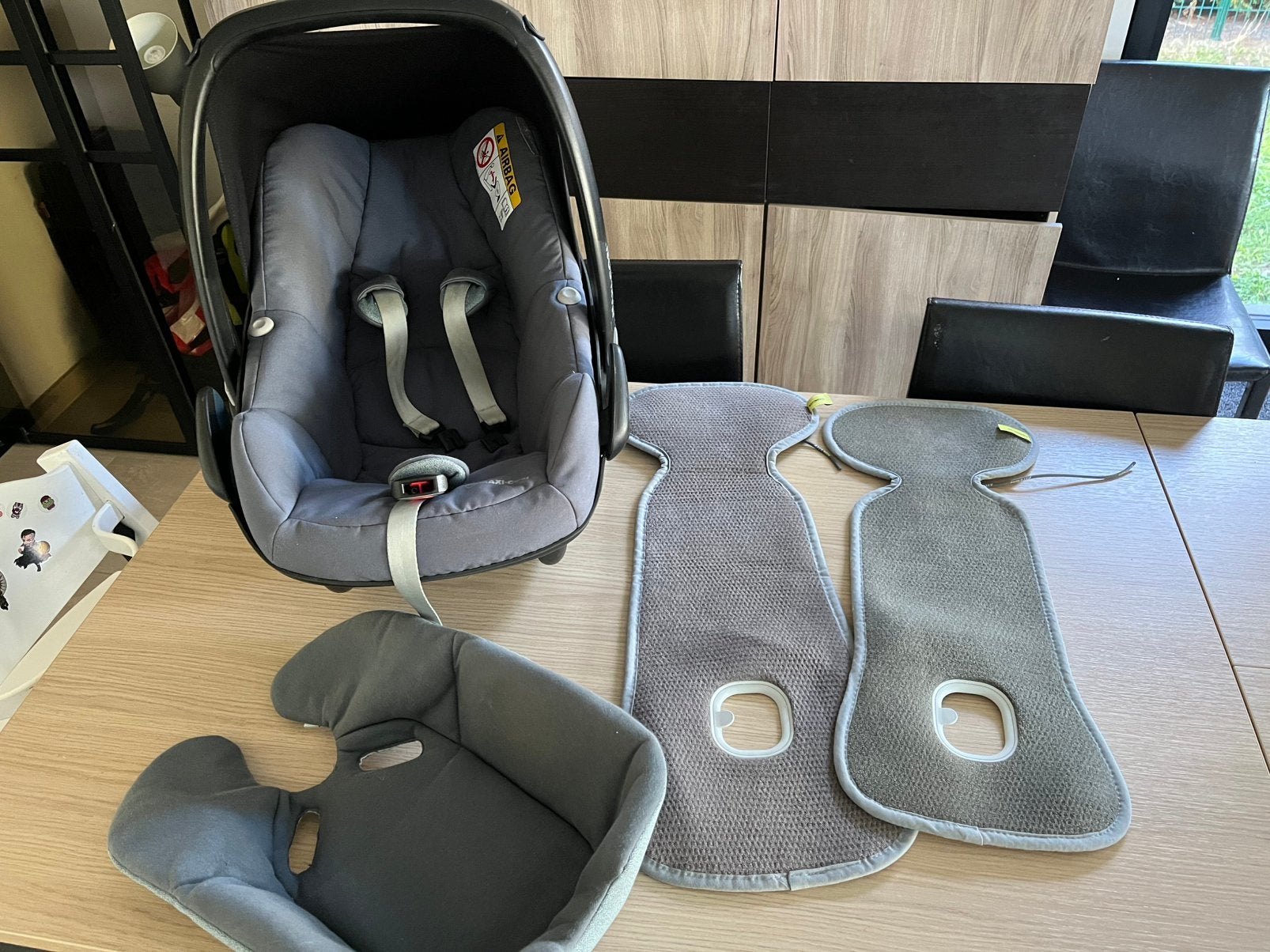 Maxi cosi + accessoires, Ophalen of Verzenden, Gebruikt, Maxi-Cosi