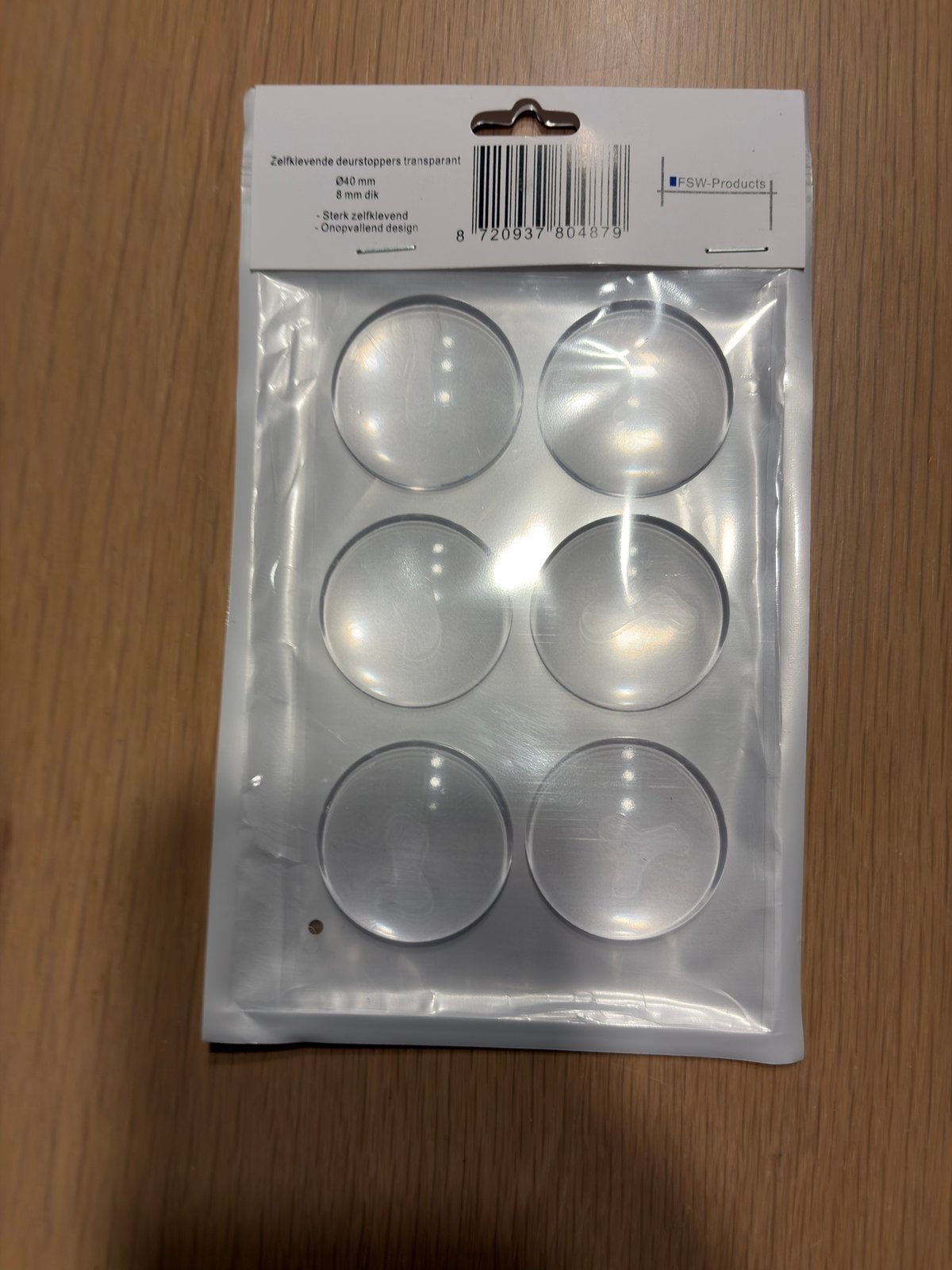 FSW Products - Transparent Self-Adhesive Door Stops - New, Huis en Inrichting, Woonaccessoires | Deurstoppers, Binnen, Overige kleuren