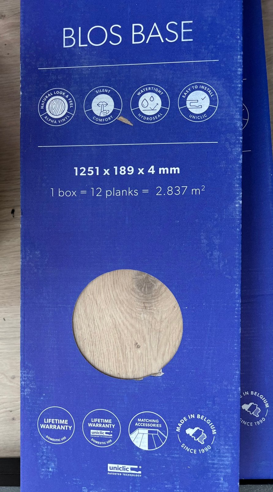 Quick-Step Alpha Vinyl Blos Base Kusteik Beige, Bricolage & Construction, Planches & Dalles, Neuf, Autres types, Synthétique, 50 à 150 cm