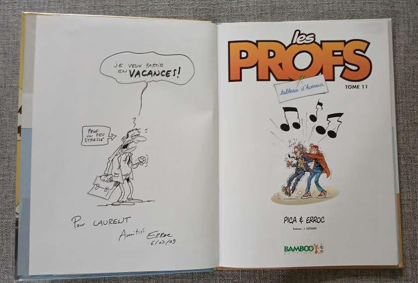 BD Les Profs 11 EO dédicace Erroc Pica Neuf, Livres, Une BD, Enlèvement ou Envoi, Neuf
