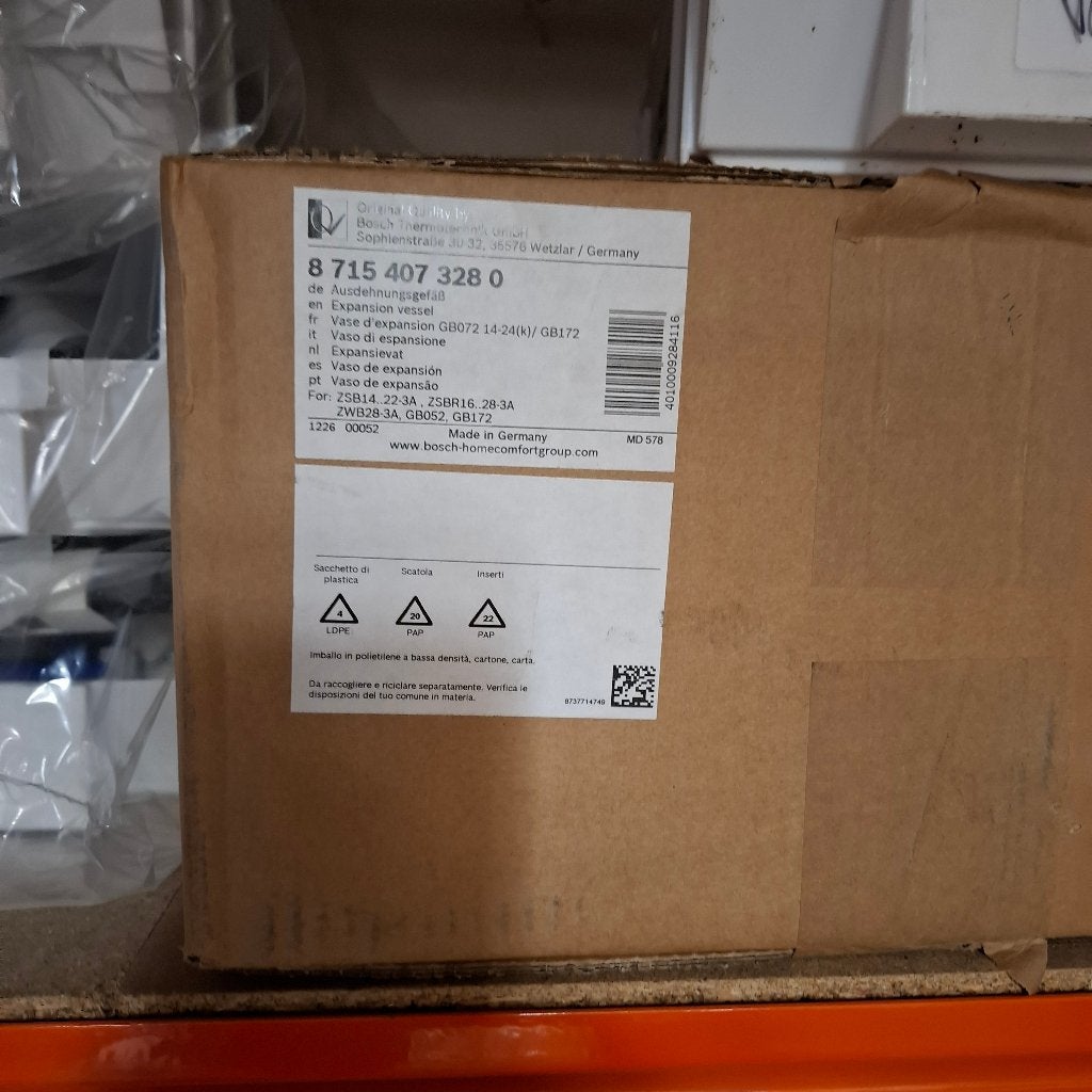 Expansievat bosch 87154073280, Bricolage & Construction, Enlèvement