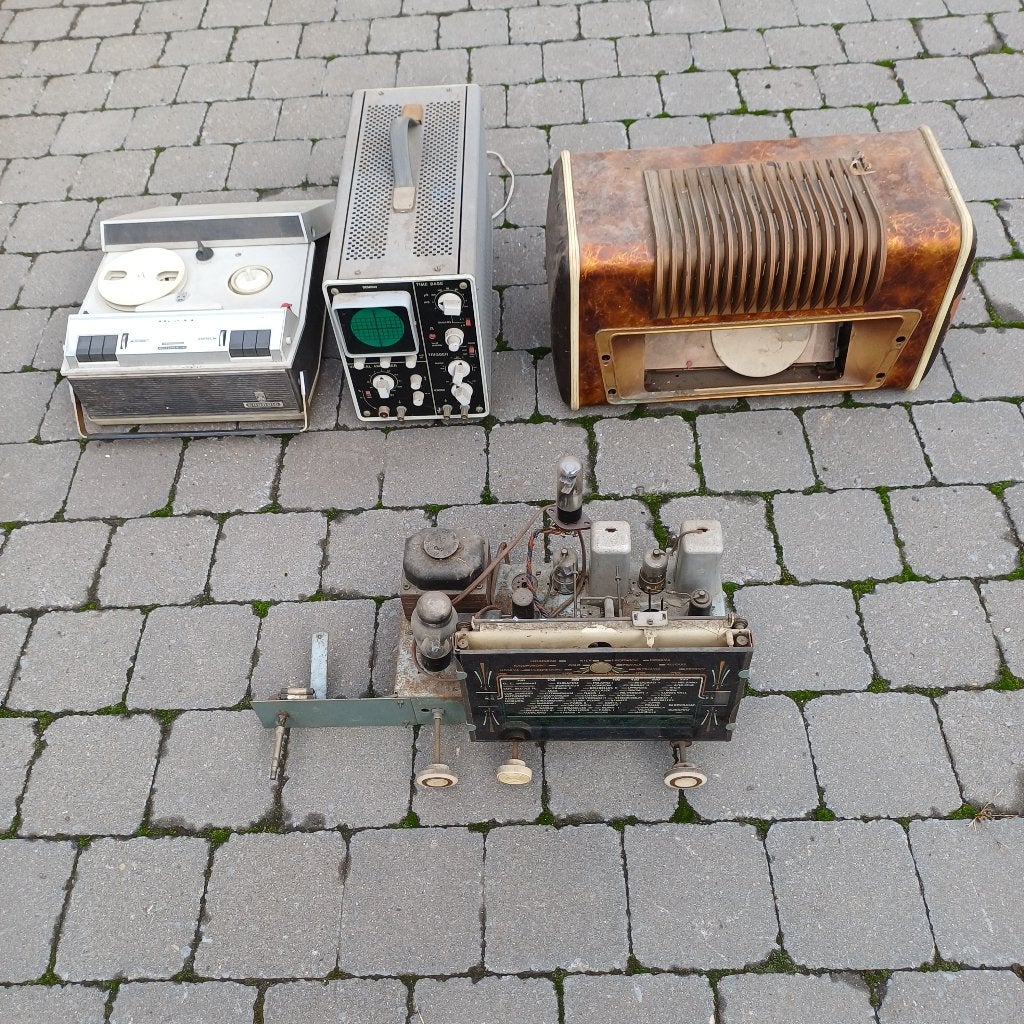 vintage/ oude radio's en Tv's, Ophalen, Gebruikt