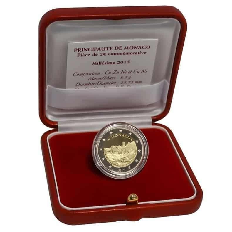 2 euro Cyprus 2024 ruilen tegen Monaco 2015 Rots, Ophalen, Cyprus, 2 euro, Losse munt