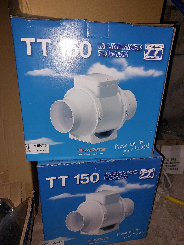 Extracteur d'air TT 150 - pour culture indoor et maison, Enlèvement ou Envoi, Neuf, Ventilateur et Extracteur