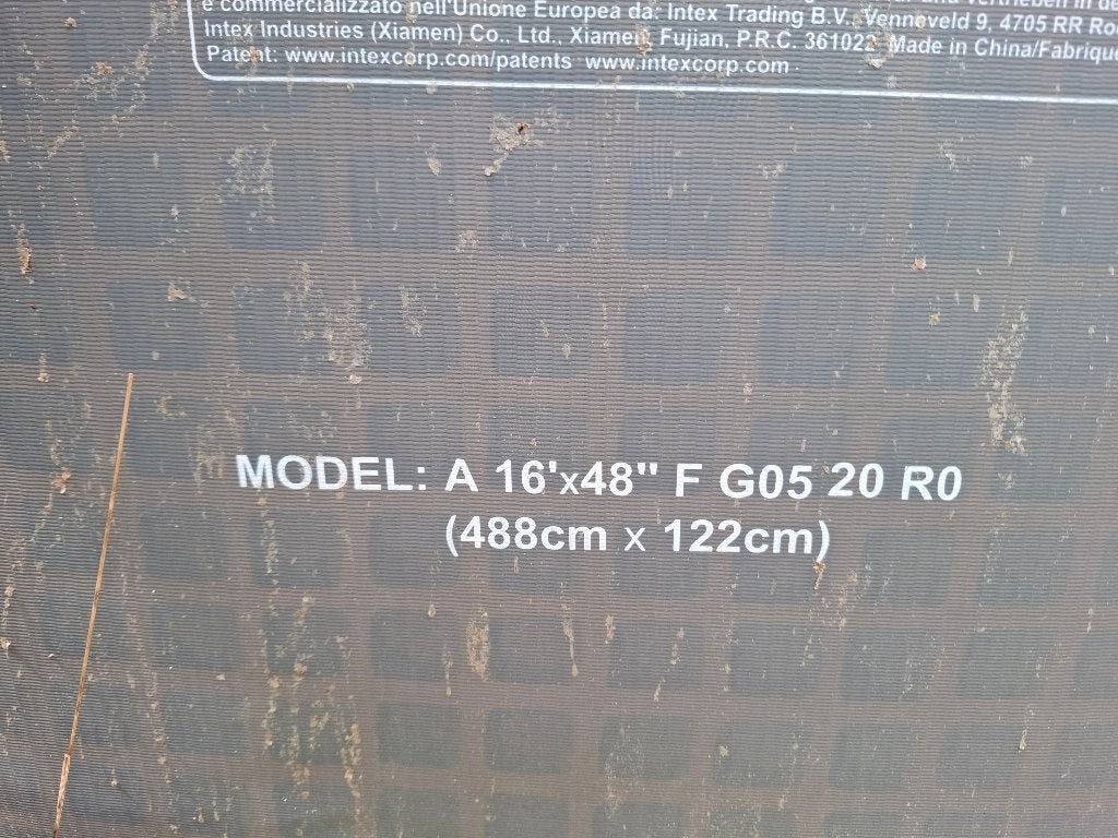 zwembad Intex rond met zoutwater systeem 488 diameter, 300 cm ou plus, Rond, Enlèvement, Utilisé