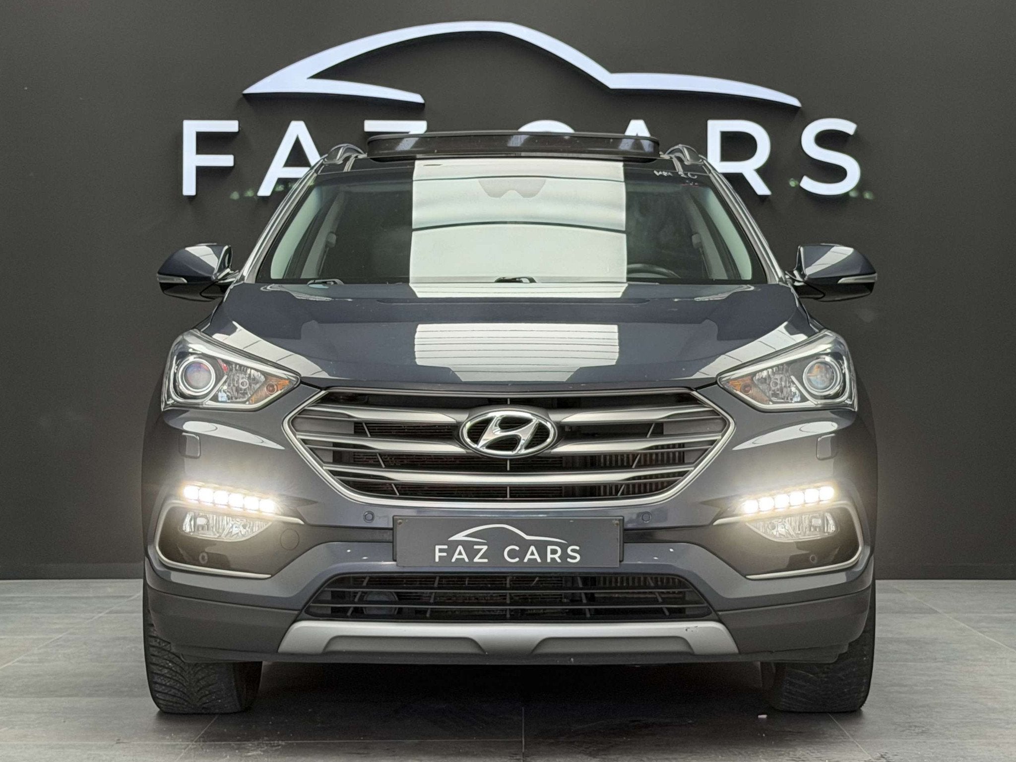 Hyundai Santa Fe 2.2 CRDi 4WD Executive * CUIR + GPS + CAMÉ, Autos, Hyundai, Cuir, 174 g/km, Euro 6, Entreprise