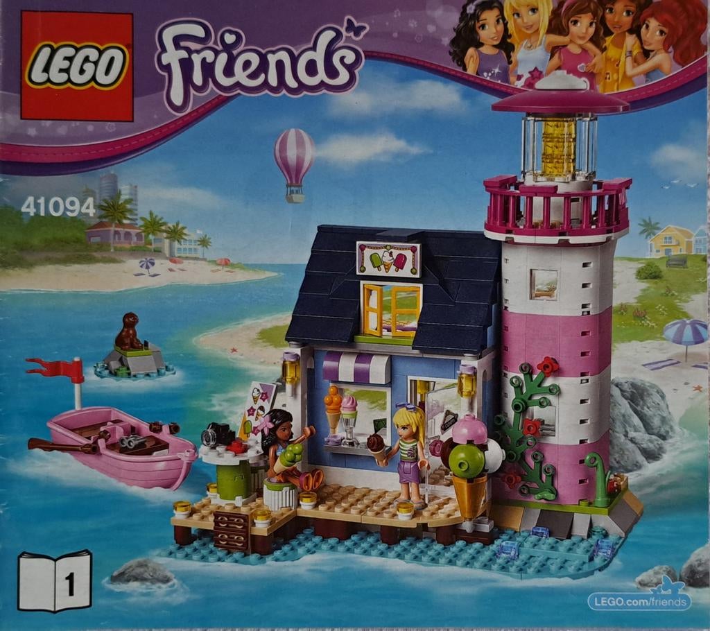 Lego Friends - 41094 - le phare d'Heartlake city, Ophalen of Verzenden, Compleet, Lego, City