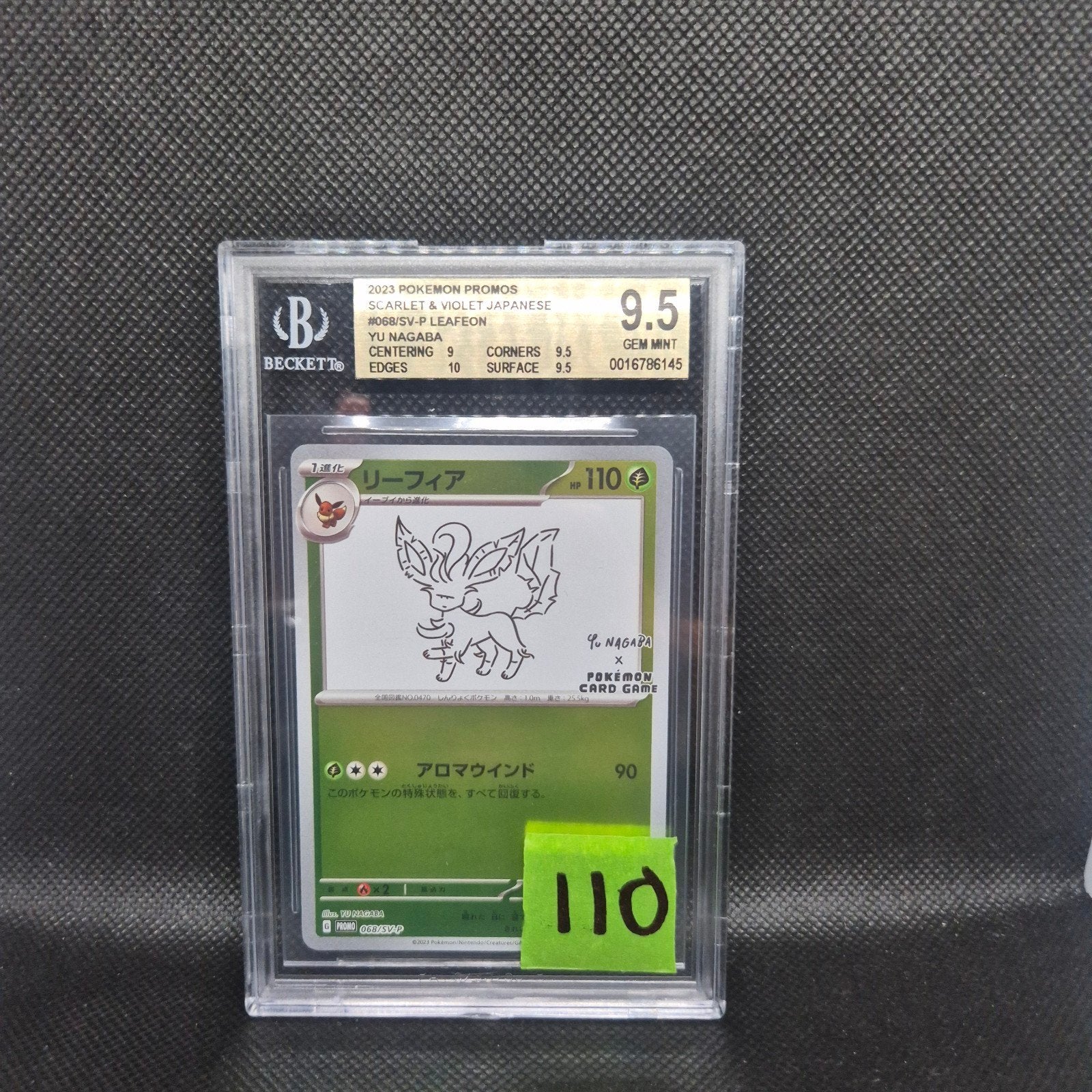 Leafeon Yu Nagaba BGS 9.5, Ophalen of Verzenden