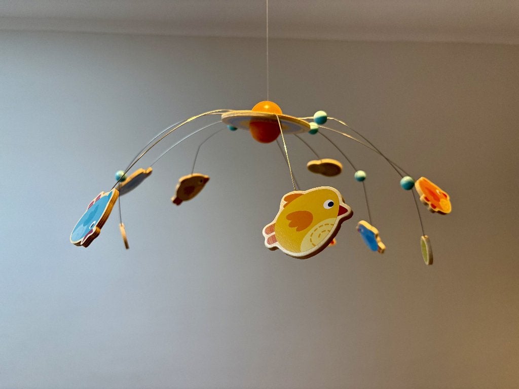 Mobiel Vogeltjes (HABA), Kinderen en Baby's, Ophalen, Zo goed als nieuw, Mobiel