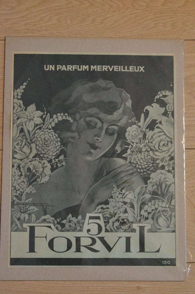 Publicité  Forvil 5 (déco vintage), Collections, Enlèvement, Comme neuf, Autres types