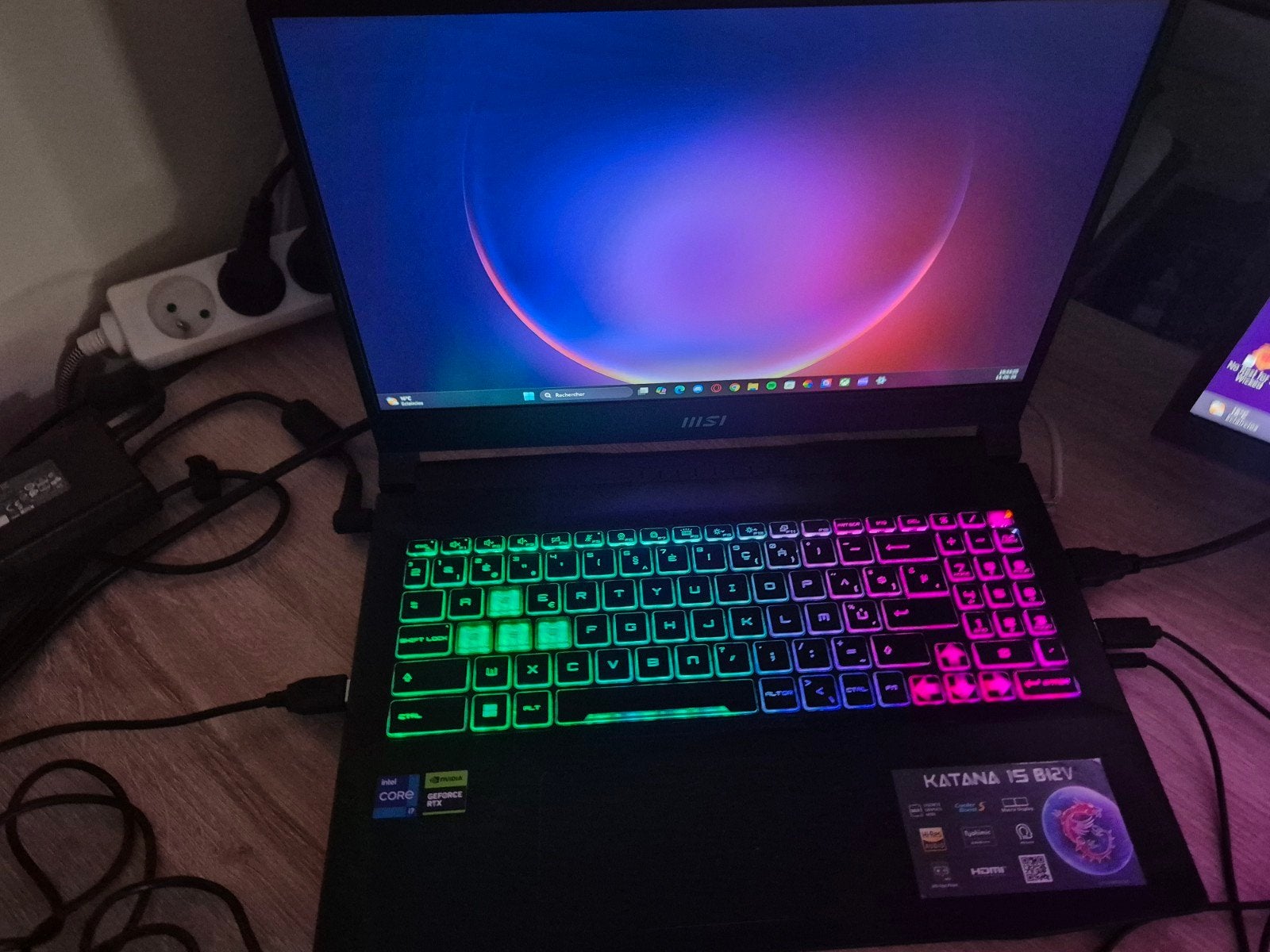 MSI KATANA 15 B12VGK laptop pc in perfecte staat, Computers en Software, Windows Laptops, Ophalen of Verzenden