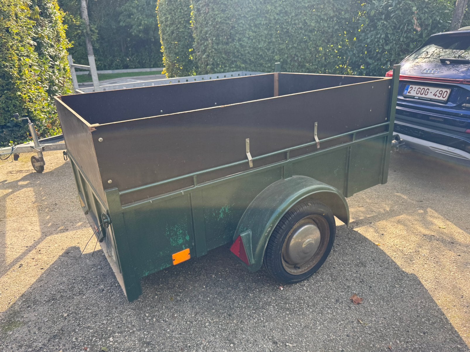 Zeer degelijke volledig metalen aanhangwagen, Autos : Divers, Enlèvement, Comme neuf