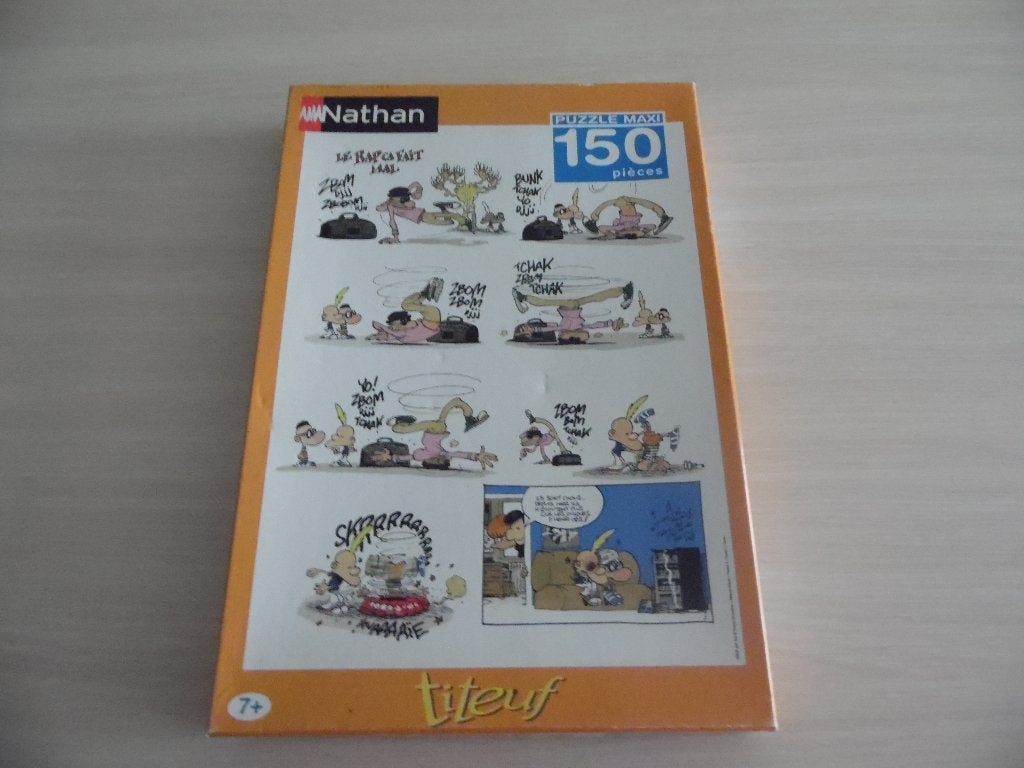 PUZZLE TITEUF     150 PIÈCES    NATHAN, Enlèvement ou Envoi, Plus de 50 pièces, Comme neuf, 6 ans ou plus