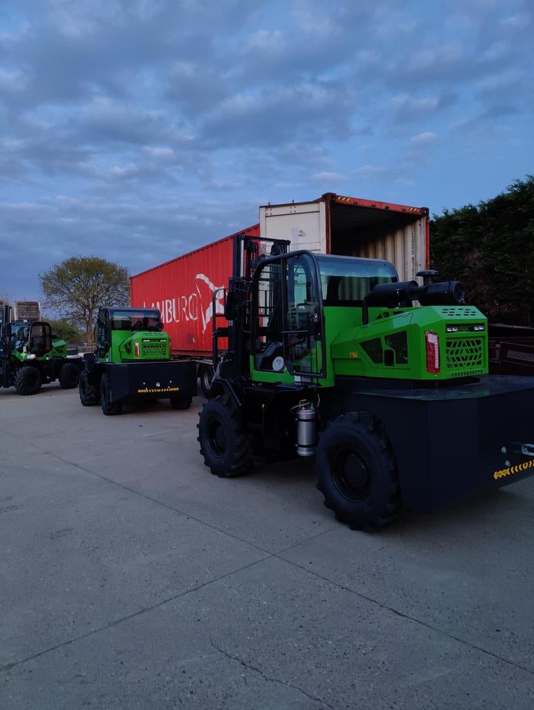 Heftruck ruwterrein heftruck Manitou ausa, Ophalen