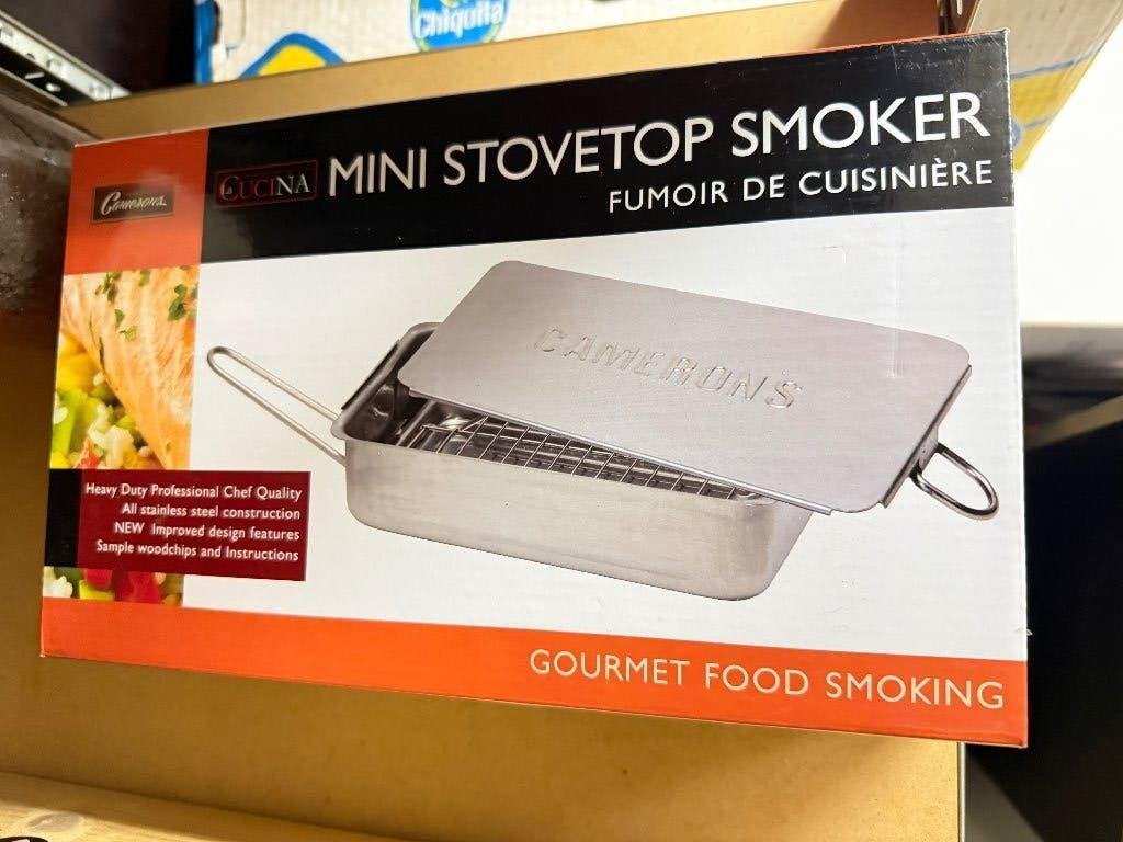 Camerons Cucina Mini Stovetop Smoker, Ophalen