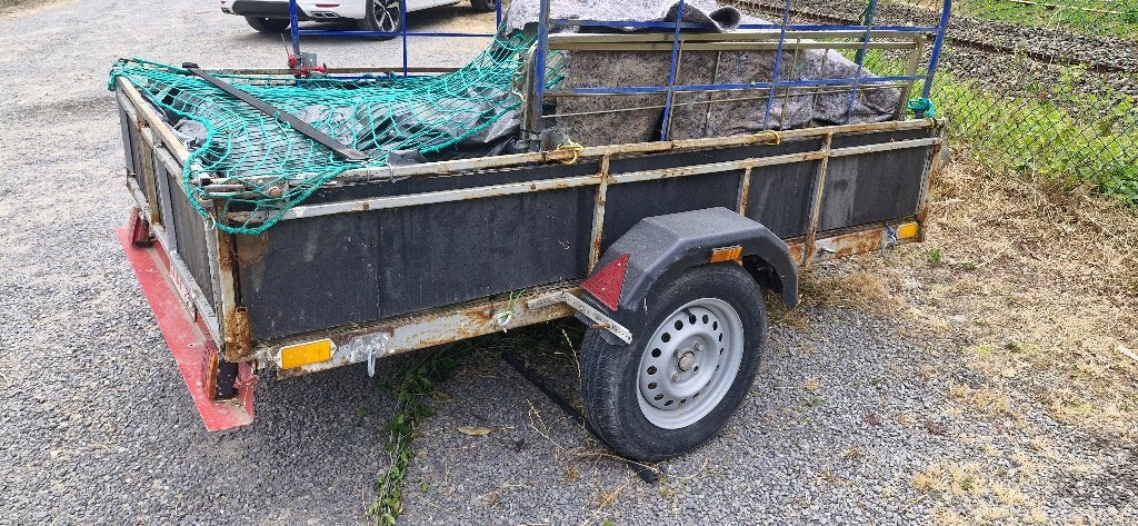Aanhangwagen, Ophalen, Gebruikt