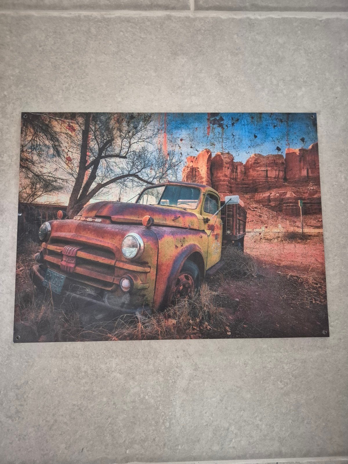 Panneau mural Rusty Truck Bluff
Panneaux USA Mancave, Maison & Meubles, Enlèvement
