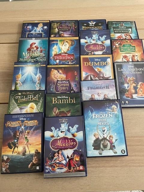 Lot dvd's Disney etc..., Cd's en Dvd's, Dvd's | Tekenfilms en Animatie, Ophalen, Gebruikt