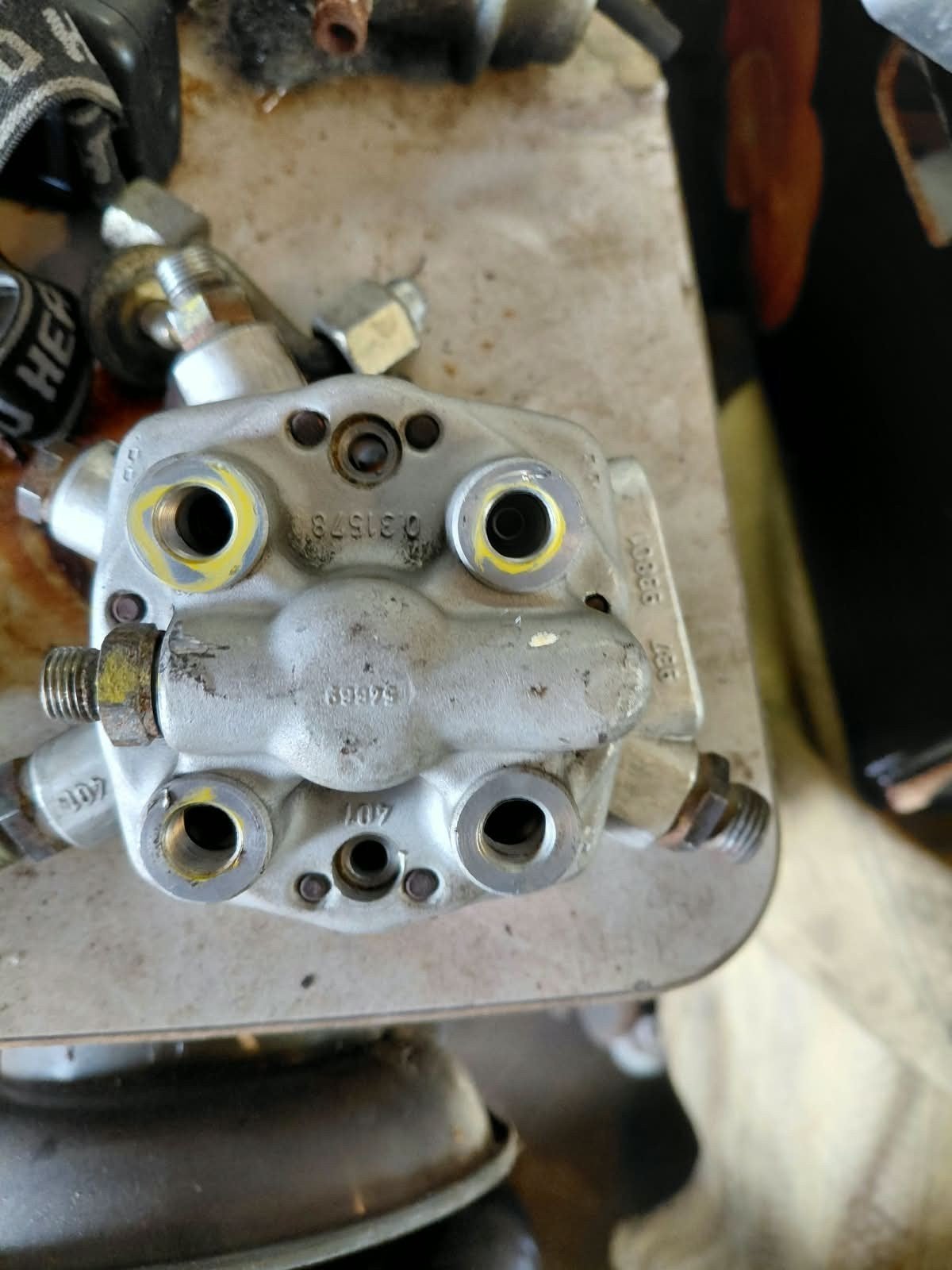 Tête de distribution d'essence Mercedes old-timer pour 4 cyl, Enlèvement ou Envoi, Utilisé, Mercedes-Benz