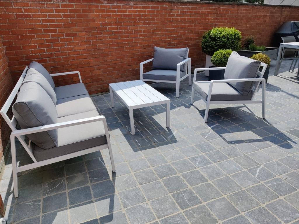 Vinci lounge Almera (exterioo), Ophalen, 5 zitplaatsen, Aluminium, Zo goed als nieuw