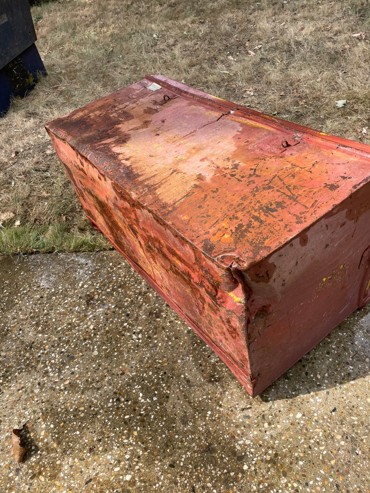 Ijzeren kist, Doe-het-zelf en Bouw, Metalen, Ophalen, Gebruikt, IJzer