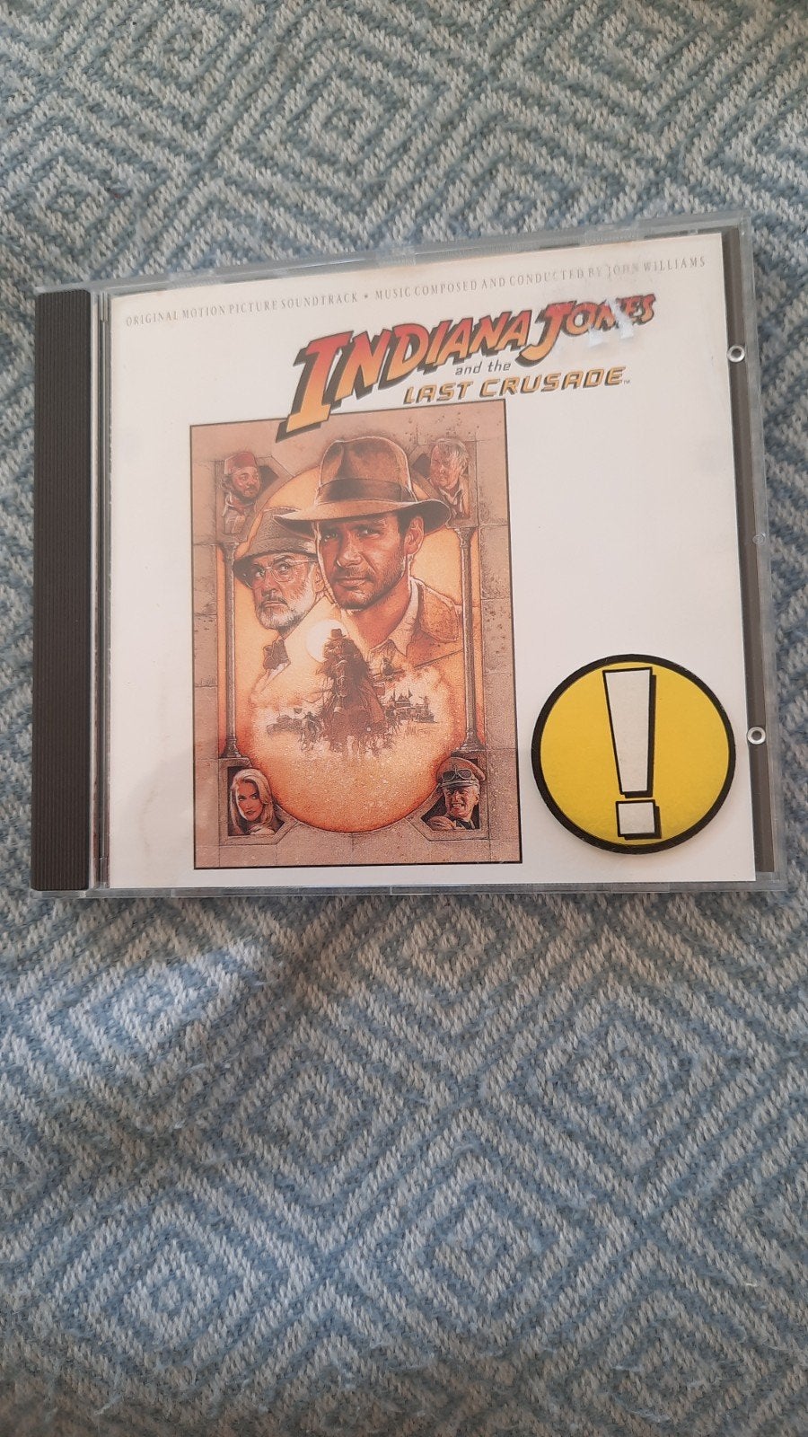 INDIANA JONES AND THE LAST CRUSADE soundtrack  (cd, 1989), Cd's en Dvd's, Soundtrack, Ophalen of Verzenden, Zo goed als nieuw