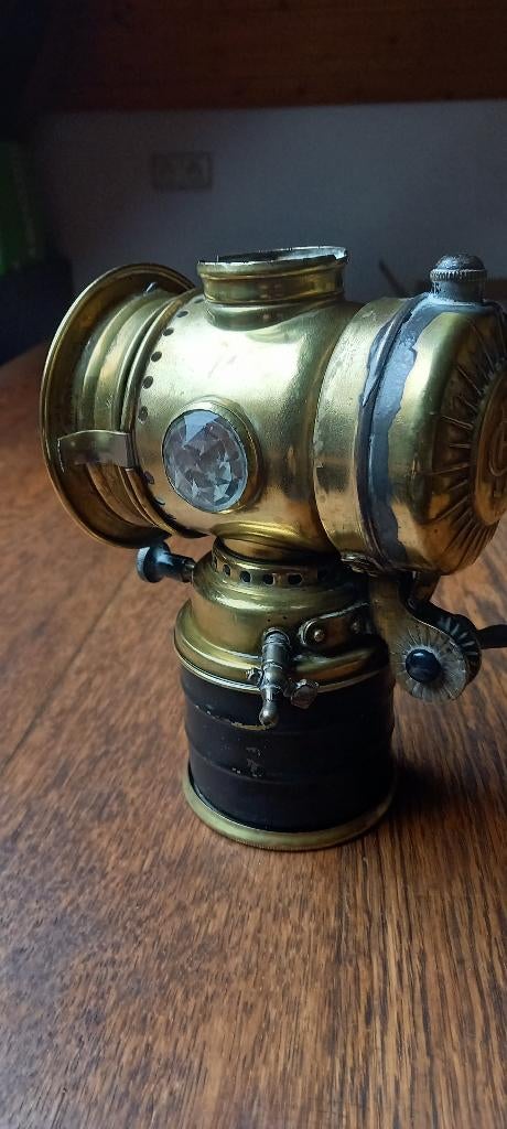 carbuurlamp (oude fietslamp), Antiek en Kunst, Ophalen