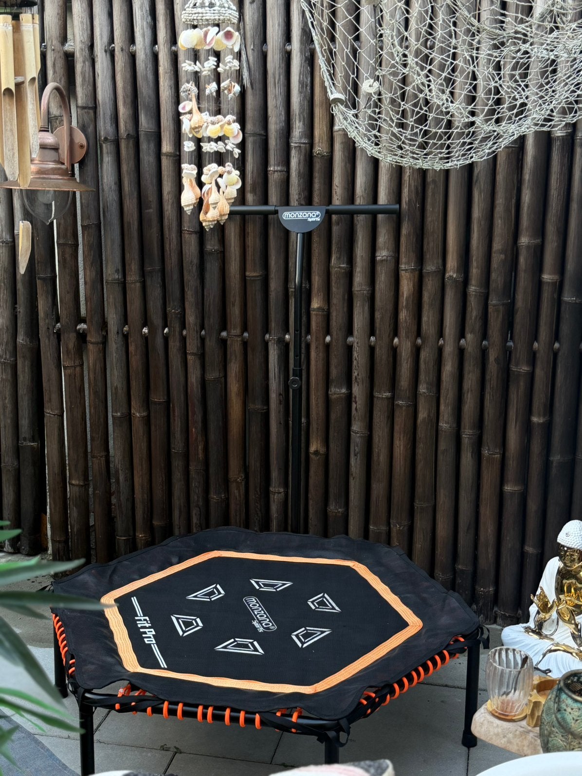 Stevige Fitness Trampoline / Hexagonale Trampoline, Ophalen, Zo goed als nieuw