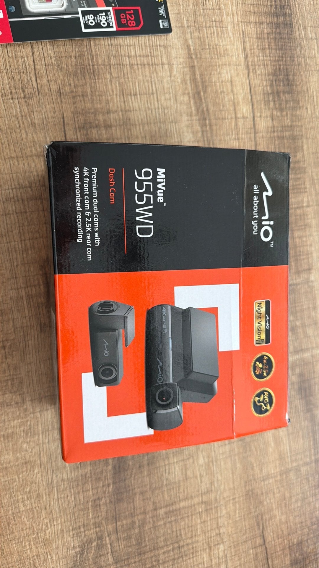 Dashcam Mio MiVue 955WD + 128 Go - INUTILISÉE, Enlèvement, Comme neuf