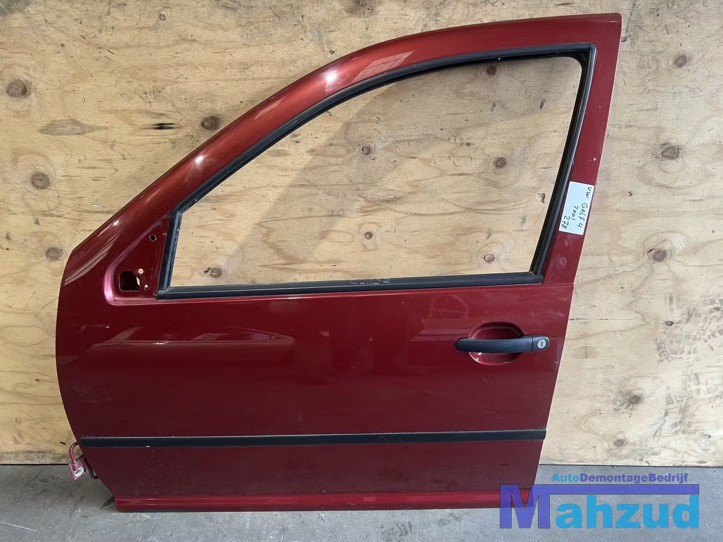 VW GOLF 4 hatchback rood links voor deur 1997-2003, Auto-onderdelen, Gebruikt, Volkswagen AG, Voor, Vw@volkswagen.de