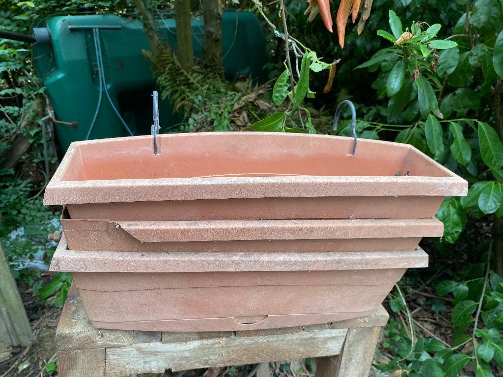 Bloembakken, Ophalen, Kunststof, Minder dan 30 cm, Zo goed als nieuw