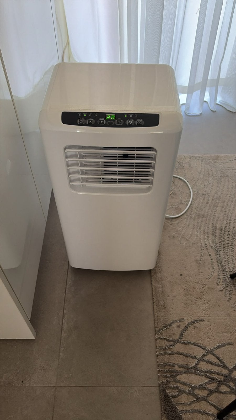 Mobiel airco, Ophalen, Zo goed als nieuw