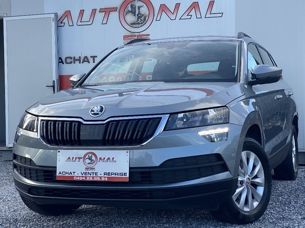 SKODA KAROQ 1.5 TSI 150CH**APPLE CARPLAY**CAMERA**GPS**CLIM, Autos, Argent ou Gris, Achat, Entreprise, Boîte manuelle