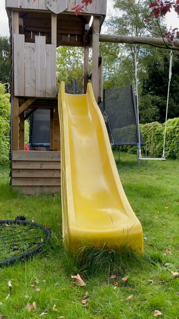 Gele glijbaan van 300 cm voor speeltoestel, Ophalen, Zo goed als nieuw, Glijbaan