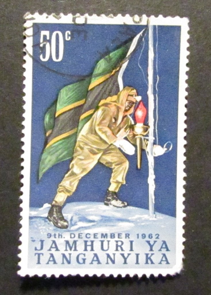 Tanganyika 50 cents postzegel 1962 gestempeld, Postzegels en Munten, Postzegels | Afrika, Ophalen of Verzenden, Overige landen